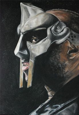 277x400 Mf Doom Painting - Mf Doom Painting