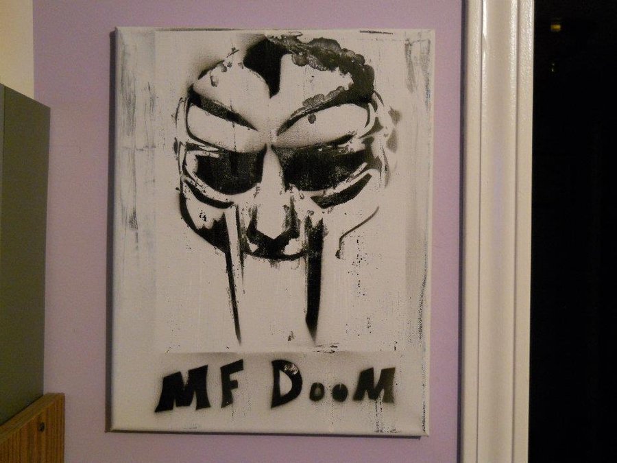 900x675 Mf Doom By Toastastic - Mf Doom Painting