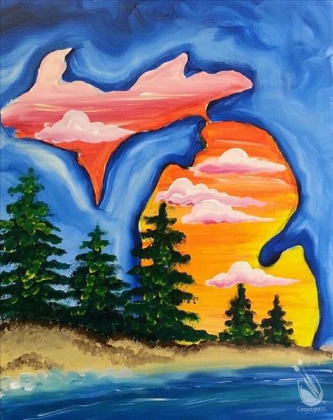 476x600 A Michigan Summer - Mi Painting