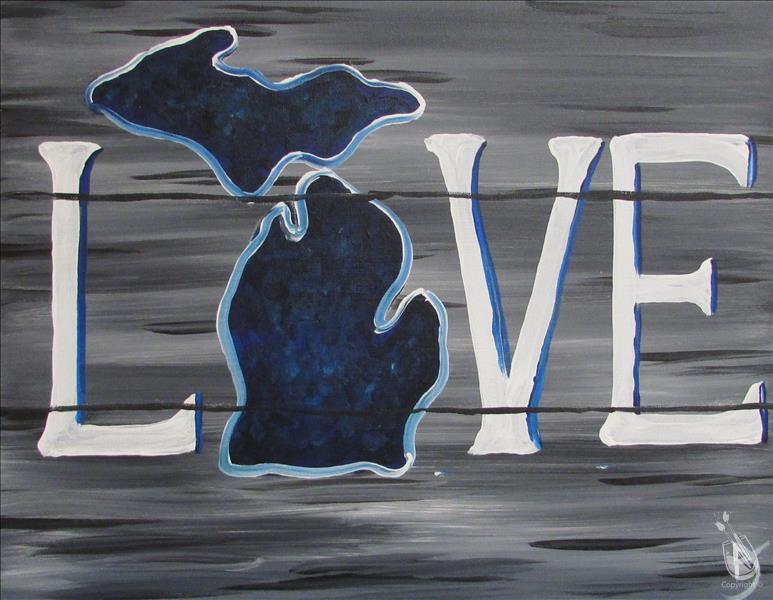 773x600 Public Michigan Rustic Love - Mi Painting