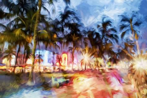 473x315 Miami Beach Night - Miami Beach Painting