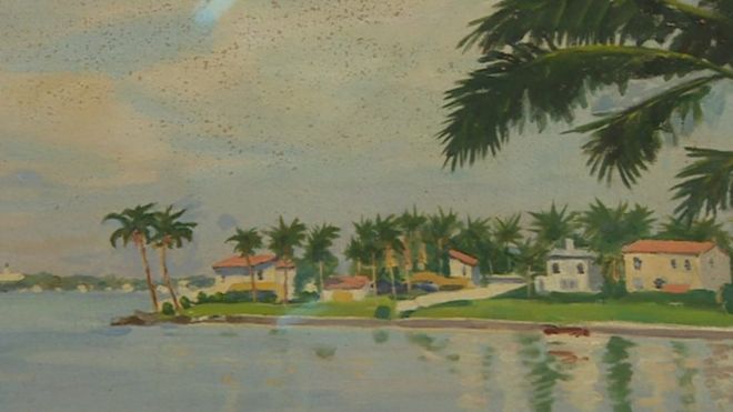 660x371 Churchill Painting Of Miami Beach Sold - Miami Beach Painting