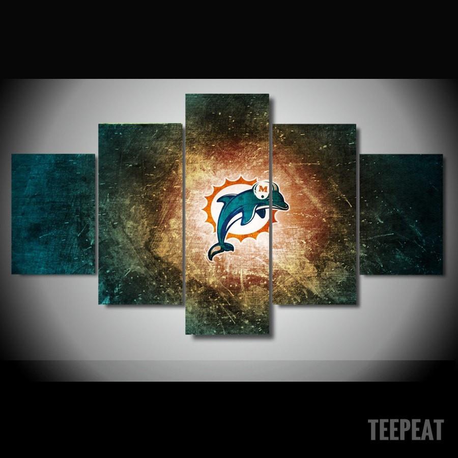 900x900 Miami Dolphins - Miami Dolphins Painting