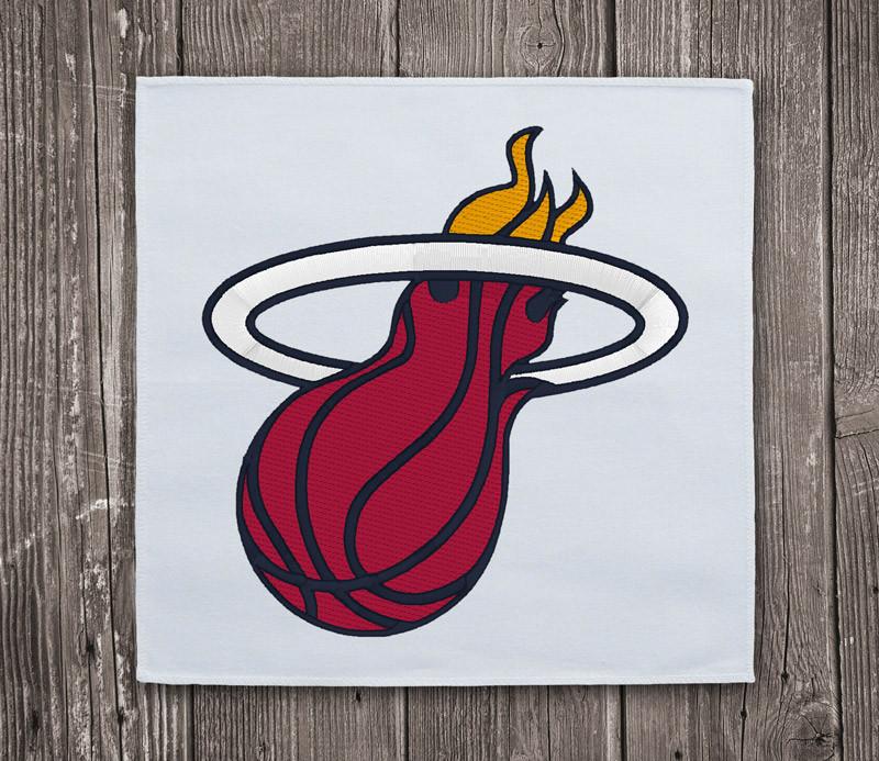 800x693 Miami Heat Nba Logo Embroidery Design - Miami Heat Painting