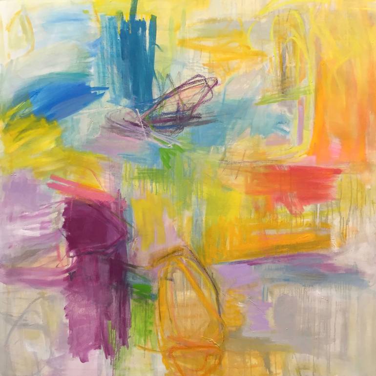 770x770 Saatchi Art Miami Heat Painting By Trixie Pitts - Miami Heat Painting