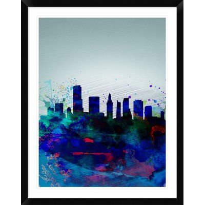 400x400 Naxart - Miami Skyline Painting