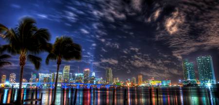 450x217 Fine Art Miami Skyline Artwork For Sale On Fine Art Prints - Miami Skyline Painting