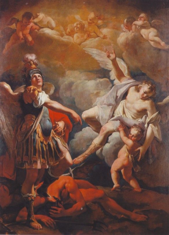 584x810 Totus Tuus Maria Photo St. Michael The Archangel - Michael Angelo Painting