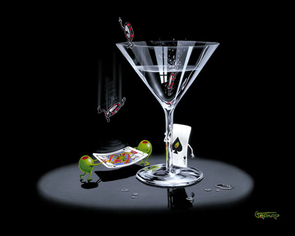 600x480 Let The Chips Fall By Michael Godard, Limited Edition - Michael Godard Painting