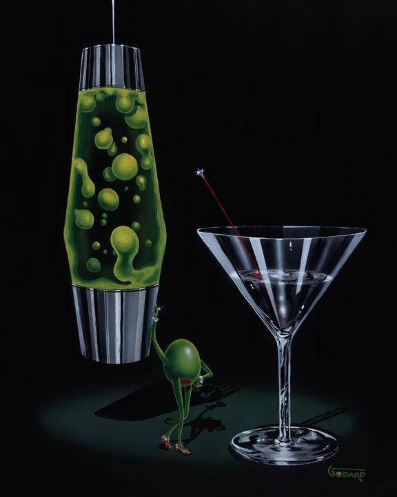 576x720 Devilish Martini By Michael Godard, Limited Edition - Michael Godard Painting