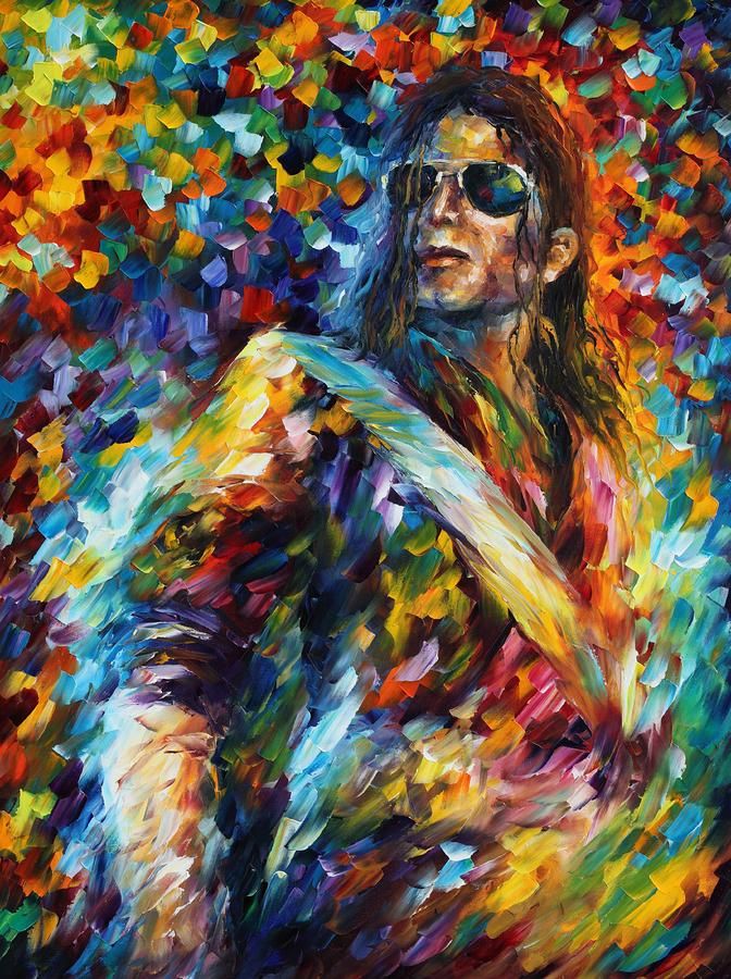 672x900 Michael Jackson Canvas Print Canvas Art By Leonid Afremov - Michael Jackson Canvas Painting