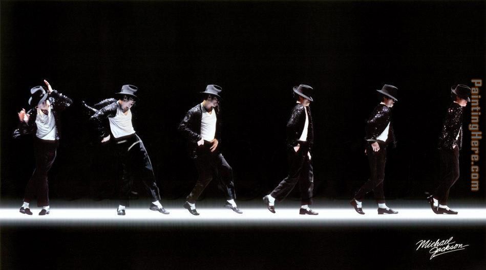 949x528 Michael Jackson Moonwalk Painting Anysize 50% Off - Michael Jackson Canvas Painting
