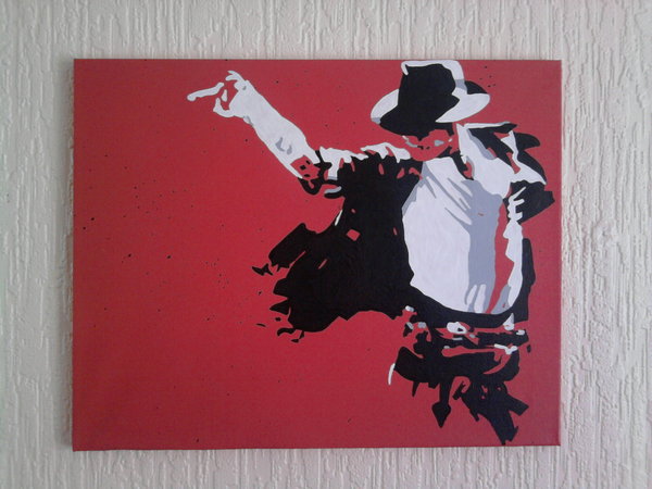 600x450 Michael Jackson Painted Canvas By Covtown31 - Michael Jackson Canvas Painting