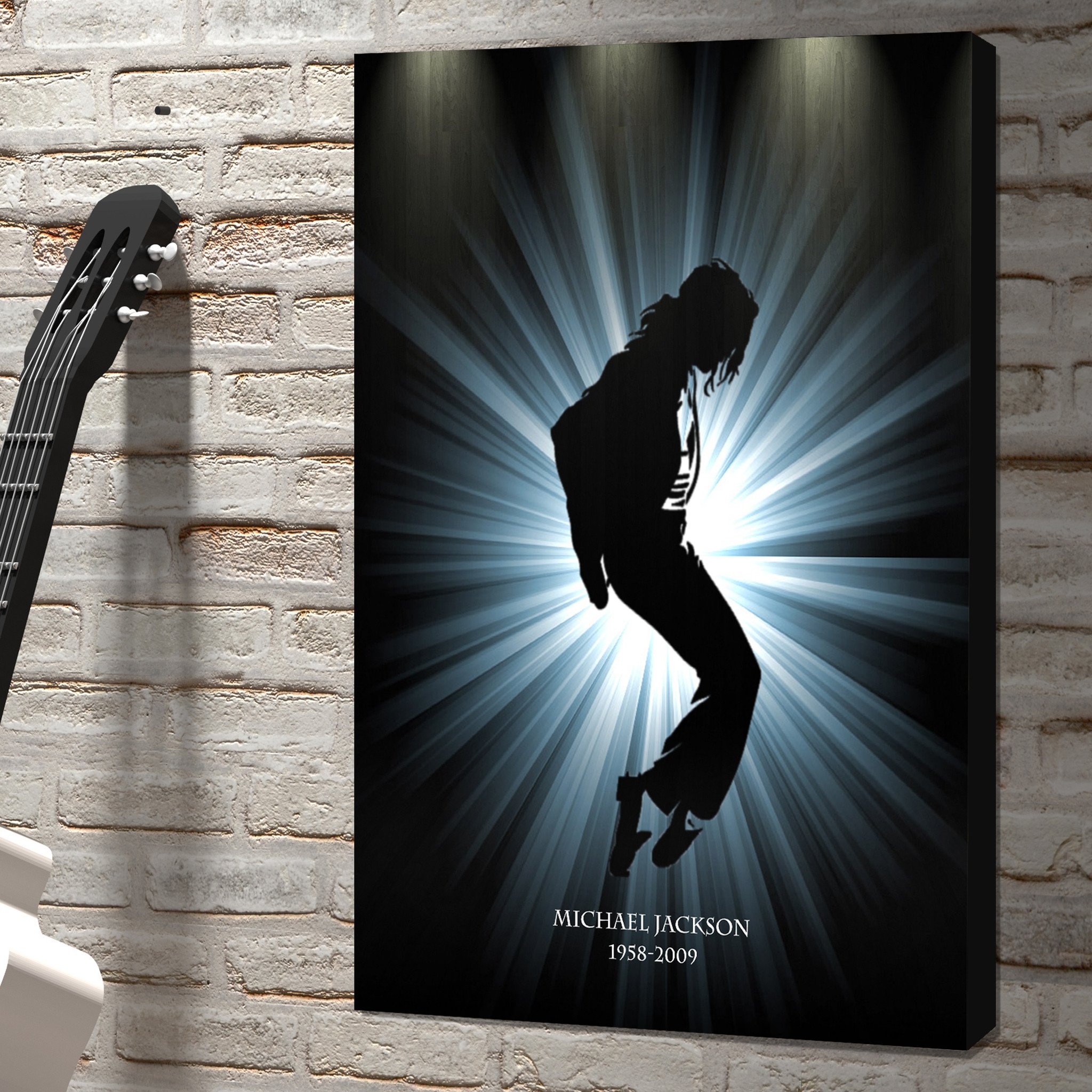 2048x2048 Michael Jackson Pose Canvas Black Sheep Design - Michael Jackson Canvas Painting