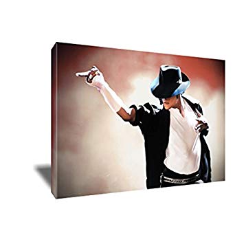 355x355 King Of Pop Michael Jackson Canvas Painting Poster - Michael Jackson Canvas Painting