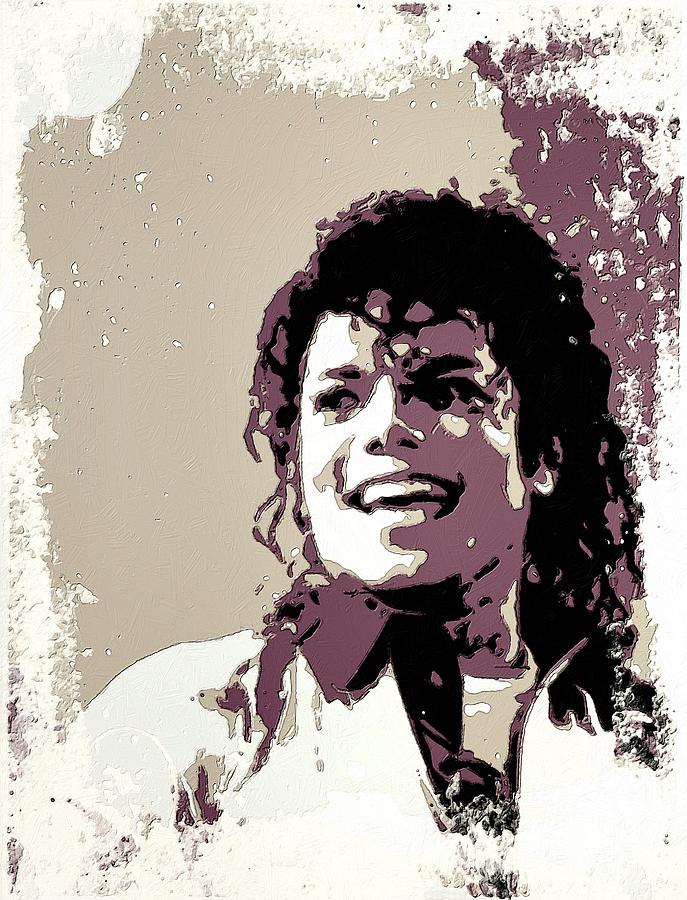 687x900 Michael Jackson Portrait Art Painting By Florian Rodarte - Michael Jackson Painting