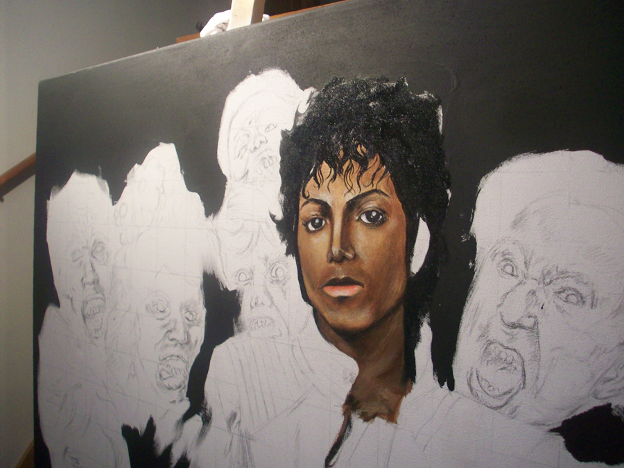900x675 Michael Jackson Painting 2 By Jeremyworst - Michael Jackson Painting
