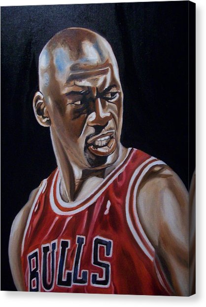 418x622 Michael Jordan Painting By Mikayla Ziegler - Michael Jordan Canvas Painting