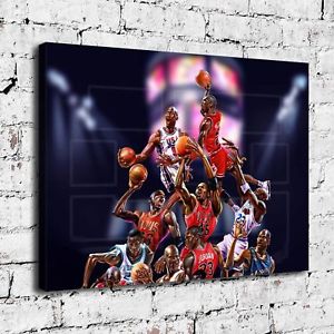 300x300 Sr101815 Michael Jordan Home Decor Hd Canvas Print Picture Wall - Michael Jordan Canvas Painting