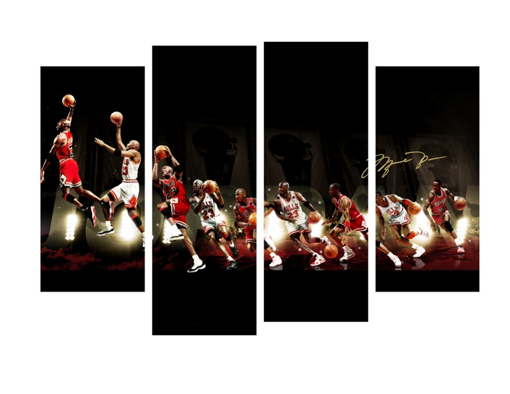 1000x773 Wall Art Ideas Michael Jordan Canvas Wall Art (Explore - Michael Jordan Canvas Painting