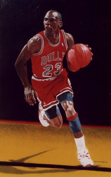 368x585 Michael Jordan, Mj Art, More @ - Michael Jordan Oil Painting