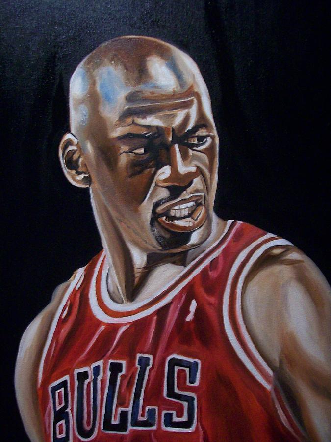 675x900 Replica Paintings Fine Art America - Michael Jordan Oil Painting