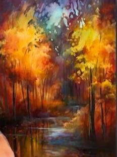 232x311 Let's Make A Painting Autumn Landscape By Michael Lang - Michael Lang Painting