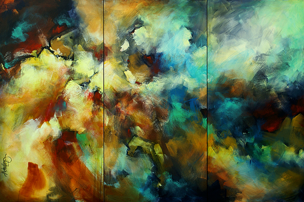 600x400 Abstract Painting By Michael Lang - Michael Lang Painting