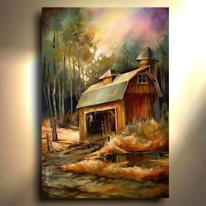 300x300 Country Art Original Painting Contemporary Landscape Decor Michael - Michael Lang Painting
