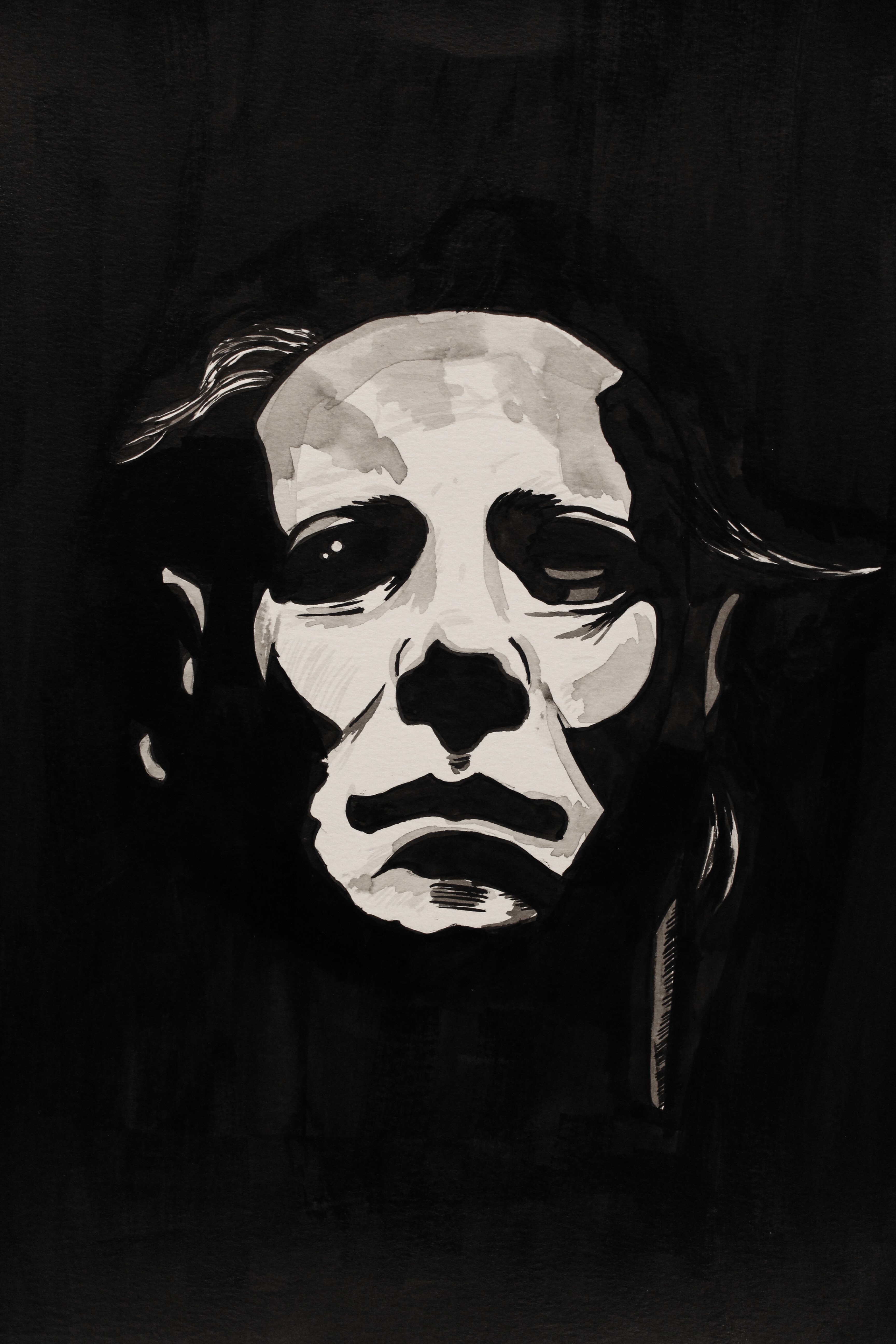 3456x5184 Michael Myers Tivey Art - Michael Myers Painting