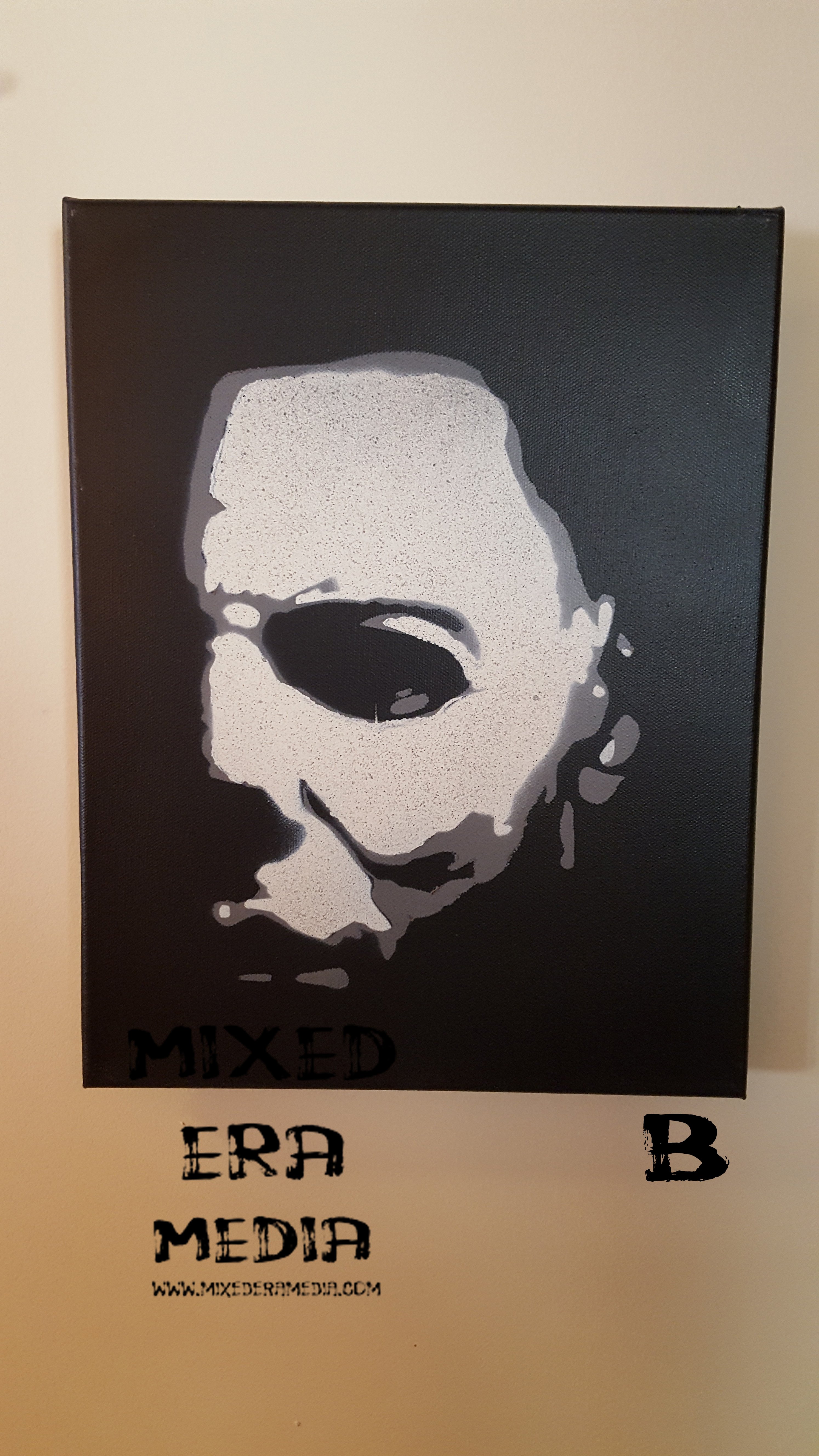2988x5312 Michael Myers Peer 11 X 14 Canvas Painting Mixederamedia - Michael Myers Painting