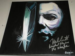 300x225 Nick Castle Signed Halloween Original Painting Autograph Michael - Michael Myers Painting