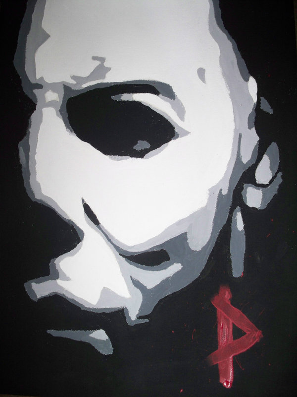 600x800 Mike Myers Painting By Fr33doom - Michael Myers Painting