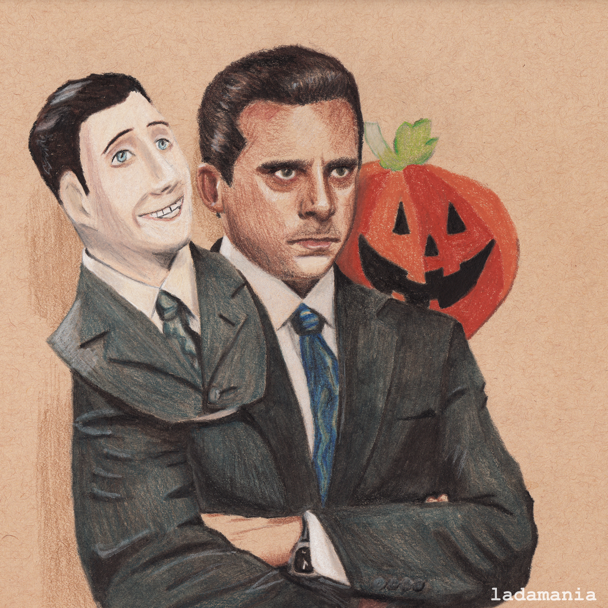 2000x2000 Michael Scott Halloween Ladamania! - Michael Scott Painting
