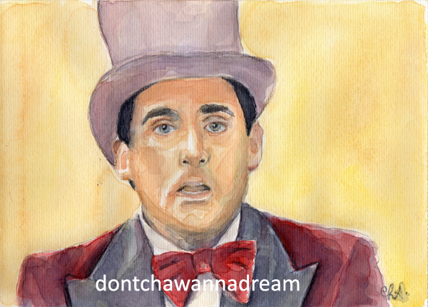 600x430 Golden Ticket Dontchawannadream - Michael Scott Painting