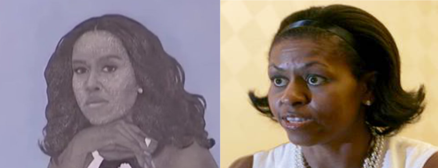 900x346 Michelle Obama Artist Diagnosed With Serious Visual Impairment - Michelle Obama Painting