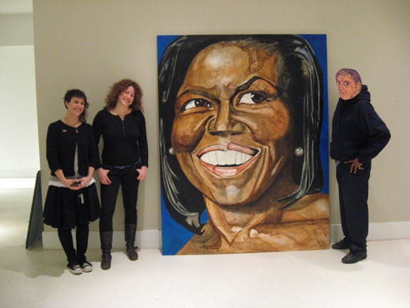 576x432 Painting Of Michelle Obama - Michelle Obama Painting
