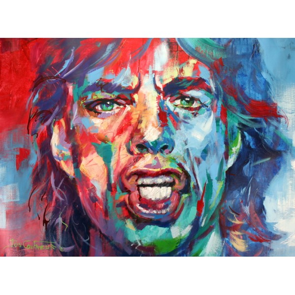 600x600 Mick Jagger - Mick Jagger Painting