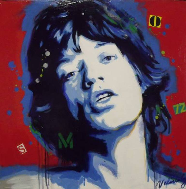 770x784 Saatchi Art Mick Jagger Painting By Gilbert - Mick Jagger Painting