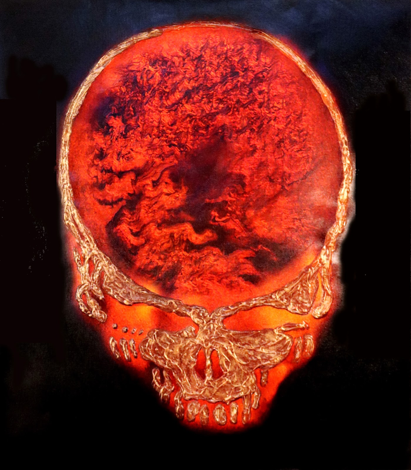 1399x1600 The Grateful Dead's Drummer Mickey Hart Paints Using Vibrations - Mickey Hart Painting