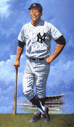 250x427 Oklahoma State Capitol Art Collection - Mickey Mantle Painting