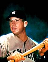 157x200 Stunning Mickey Mantle Artwork For Sale On Fine Art Prints - Mickey Mantle Painting