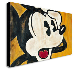 Mickey Mouse Canvas Painting at PaintingValley.com | Explore collection ...