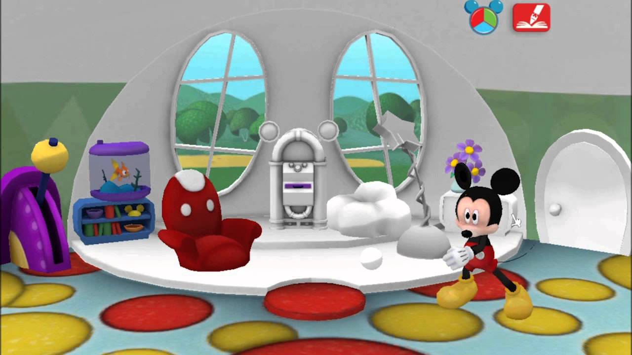 1280x720 Mickey Mouse Clubhouse Color Paint Amp Play Children Amp Kids Room - Mickey Mouse Clubhouse Painting