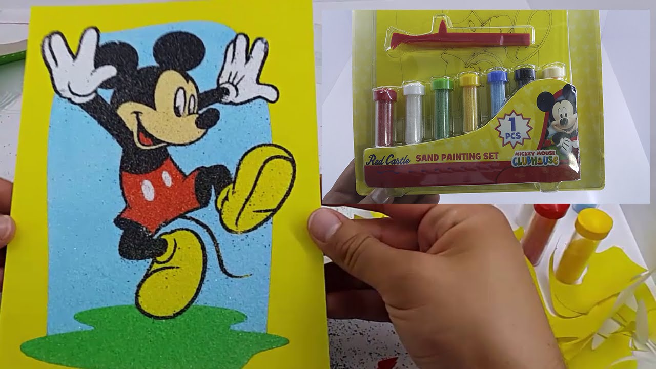 1280x720 Disney Mickey Mouse Clubhouse Sand Painting Activity, Easy - Mickey Mouse Clubhouse Painting