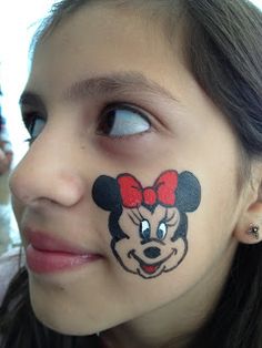 236x314 Simple Mickey Mouse Face Paint For A Quick Design 1st Birthday - Mickey Mouse Face Painting