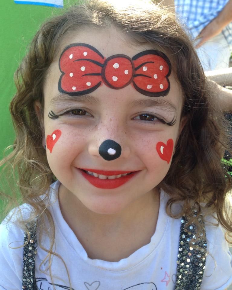 768x960 Face Painting Mickey Mouse Face - Mickey Mouse Face Painting