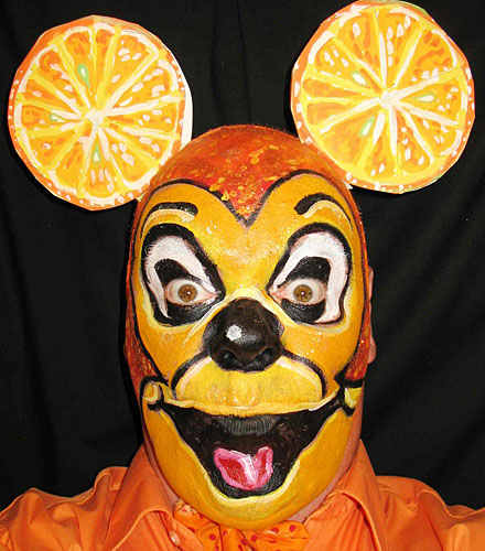 440x500 Painting Pinewood Design - Mickey Mouse Head Painting