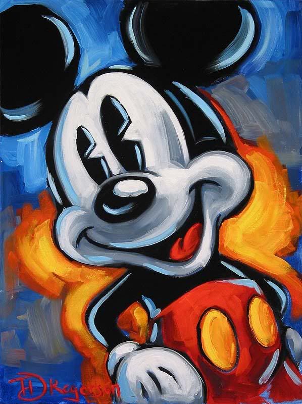598x800 Mickey Mouse Painting Fan Art Mouse Paint, Mickey - Mickey Mouse Painting