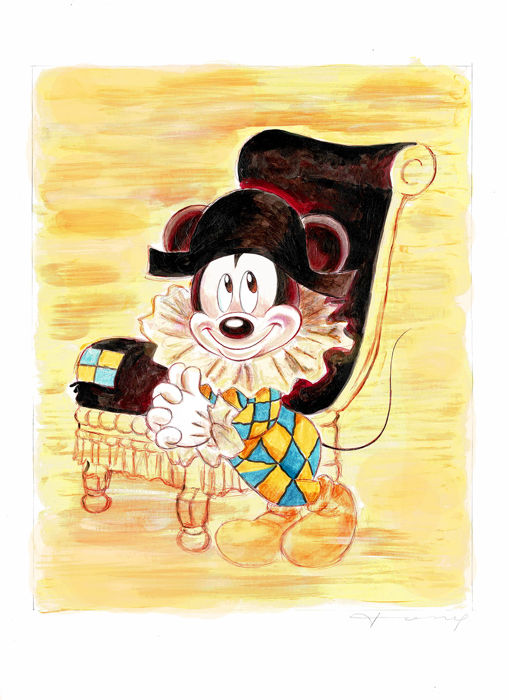 509x700 Fernandez, Tony - Mickey Mouse Painting